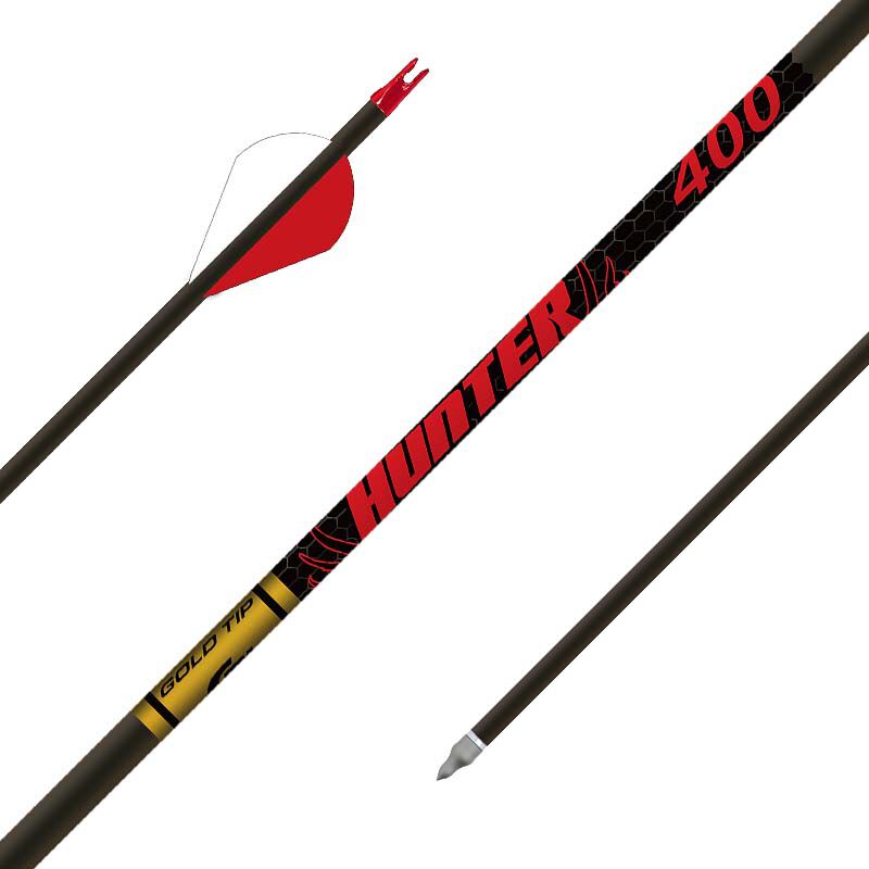 Gold Tip HUNTER SERIES FLETCHED (12x)