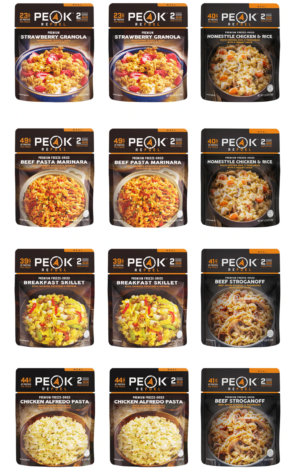 Peak Refuel BASECAMP 2.0 Premium Meals COMBO PACK