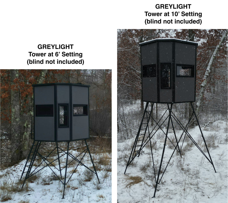 Greylight 4' Tower Extension - Converts the 6' Tower to a 10' Tower