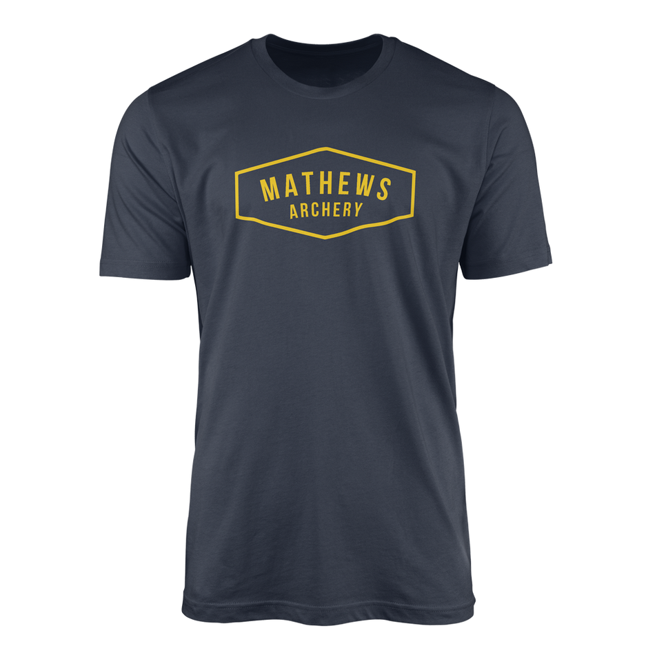 Mathews Shield Navy Tee